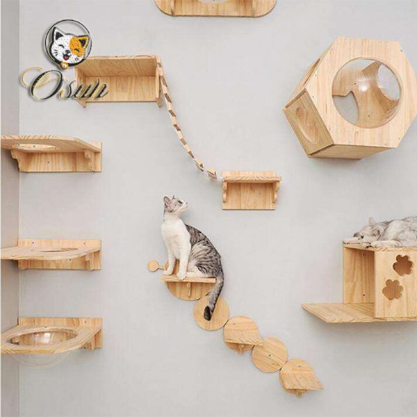 Wall Hang Cat Wooden House WH Series