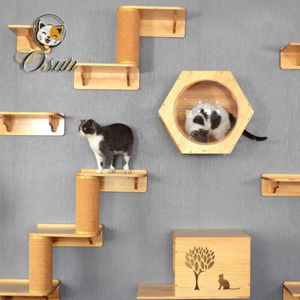 Wall Hang Cat Wooden House WH Series